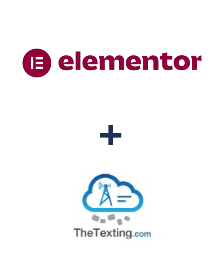 Integracja Elementor i TheTexting