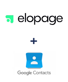 Integracja Elopage i Google Contacts