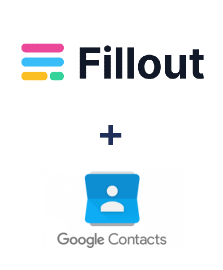 Integracja Fillout i Google Contacts