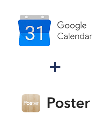 Integracja Google Calendar i Poster