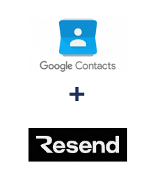 Integracja Google Contacts i Resend Integracja Google Contacts i Resend