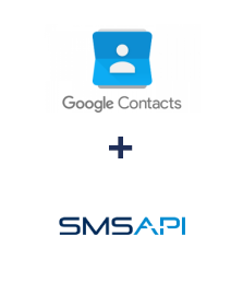 Integracja Google Contacts i SMSAPI