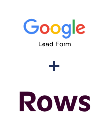 Integracja Google Lead Form i Rows