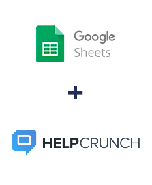 Integracja Google Sheets i HelpCrunch