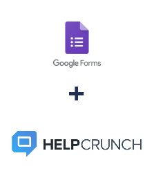 Integracja Google Forms i HelpCrunch