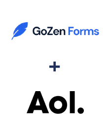 Integracja GoZen Forms i AOL