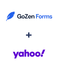 Integracja GoZen Forms i Yahoo!