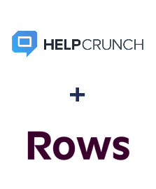 Integracja HelpCrunch i Rows