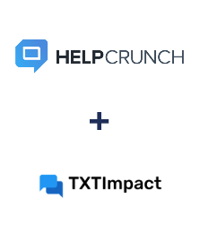 Integracja HelpCrunch i TXTImpact