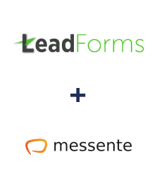 Integracja LeadForms i Messente Integracja LeadForms i Messente