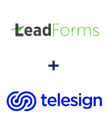 Integracja LeadForms i Telesign Integracja LeadForms i Telesign