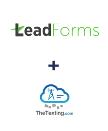 Integracja LeadForms i TheTexting Integracja LeadForms i TheTexting