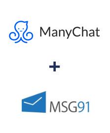 Integracja ManyChat i MSG91