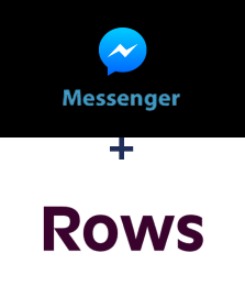Integracja Facebook Messenger i Rows