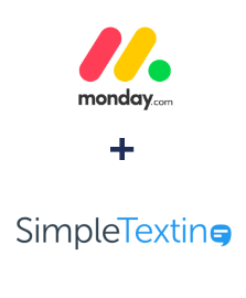 Integracja Monday.com i SimpleTexting