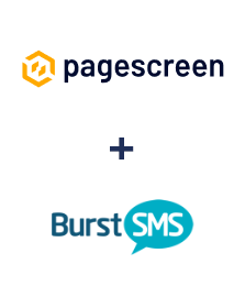 Integracja Pagescreen i Burst SMS