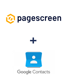 Integracja Pagescreen i Google Contacts