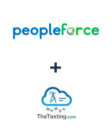 Integracja PeopleForce i TheTexting