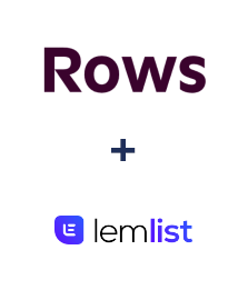 Integracja Rows i Lemlist