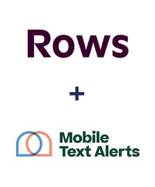 Integracja Rows i Mobile Text Alerts