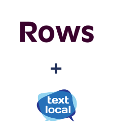 Integracja Rows i Textlocal