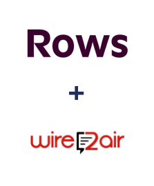 Integracja Rows i Wire2Air
