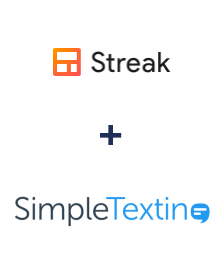 Integracja Streak i SimpleTexting