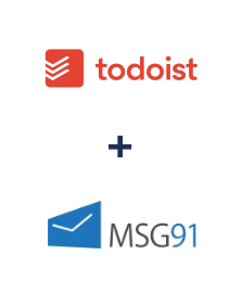 Integracja Todoist i MSG91