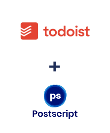 Integracja Todoist i Postscript