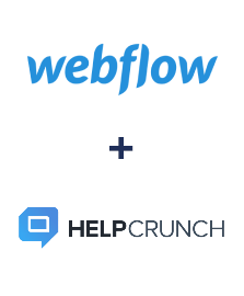 Integracja Webflow i HelpCrunch