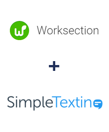 Integracja Worksection i SimpleTexting