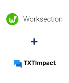 Integracja Worksection i TXTImpact