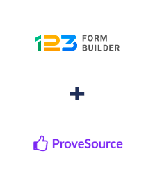 Integração de 123FormBuilder e ProveSource