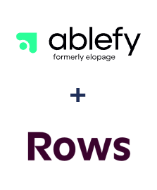 Integração de Ablefy e Rows