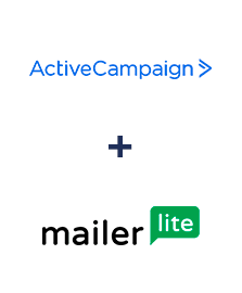 Integração de ActiveCampaign e MailerLite