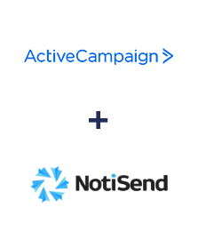 Integração de ActiveCampaign e NotiSend Integração de ActiveCampaign e NotiSend