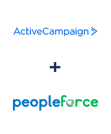 Integração de ActiveCampaign e PeopleForce