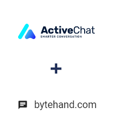 Integração de ActiveChat e BYTEHAND Integração de ActiveChat e BYTEHAND