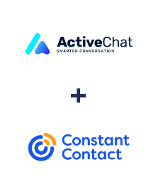 Integração de ActiveChat e Constant Contact