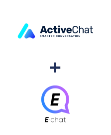 Integração de ActiveChat e E-chat