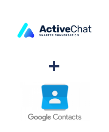 Integração de ActiveChat e Google Contacts