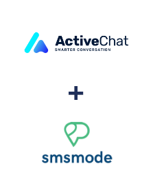 Integração de ActiveChat e Smsmode