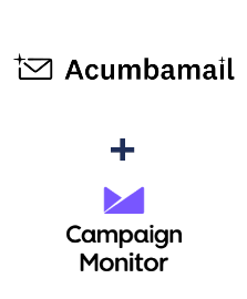 Integração de Acumbamail e Campaign Monitor