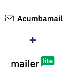 Integração de Acumbamail e MailerLite