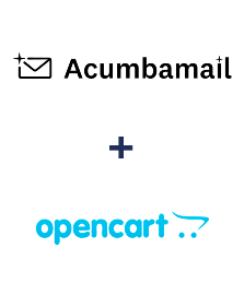 Integração de Acumbamail e Opencart