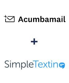 Integração de Acumbamail e SimpleTexting