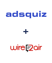 Integração de ADSQuiz e Wire2Air