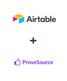 Integração de Airtable e ProveSource