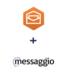 Integração de Amazon Workmail e Messaggio