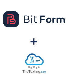 Integração de Bit Form e TheTexting